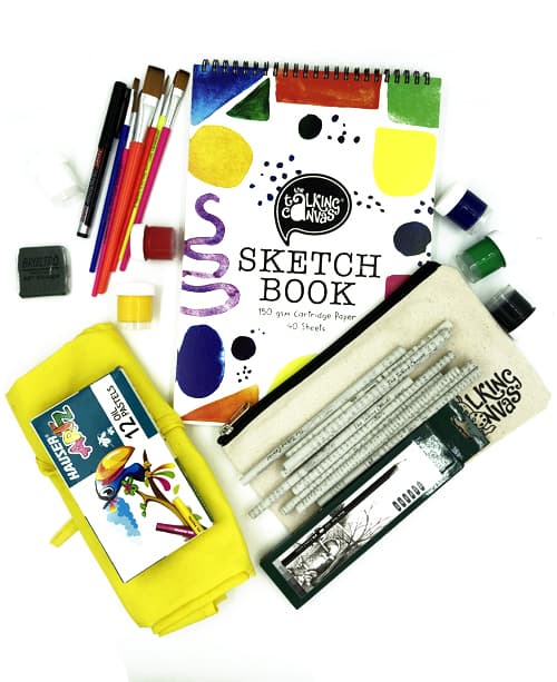 Learn & Explore With The Talking Canvas Toddler Art Box!