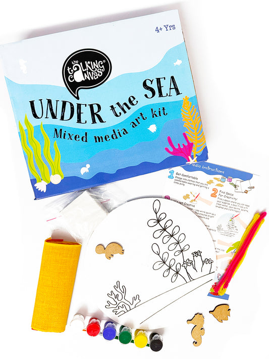 Mixed Media Art Kit - Under the Ocean