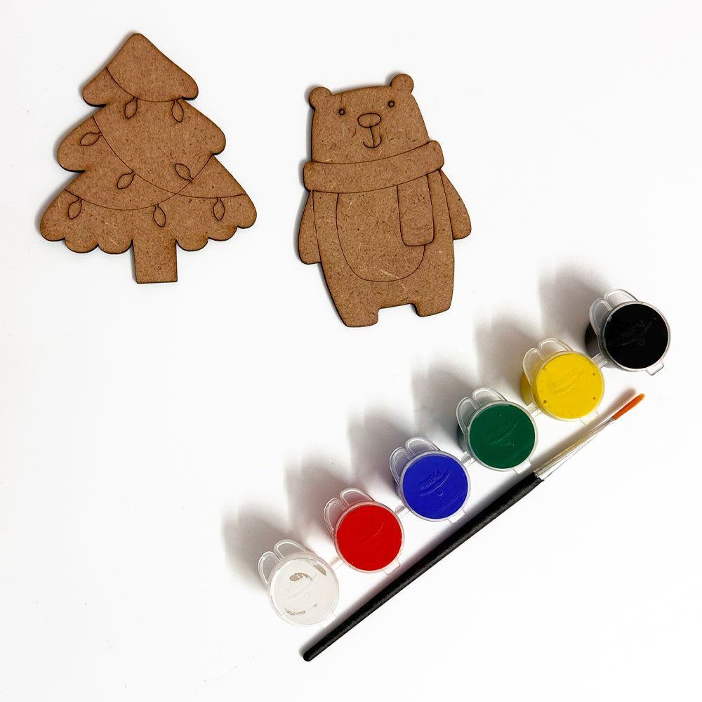 Christmas Art and Craft Kit - Assorted Magnet Set 3