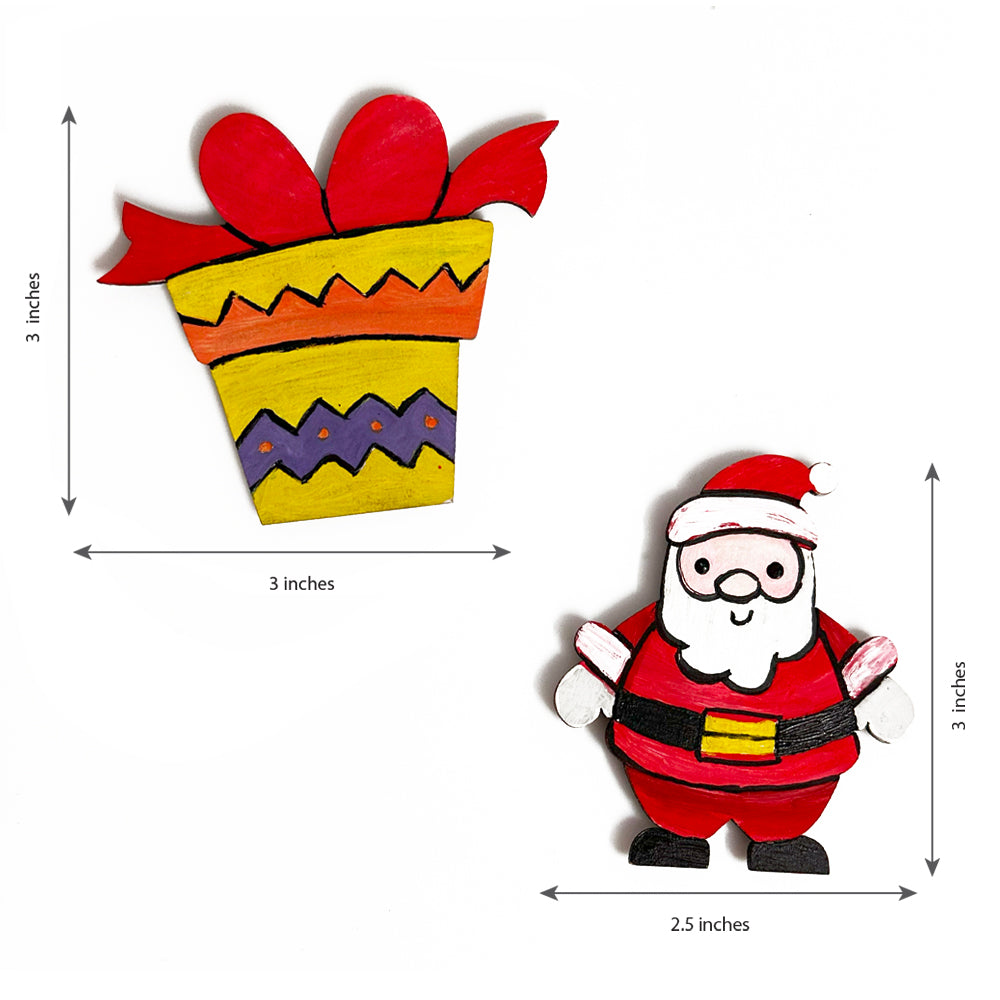 Christmas Art and Craft Kit - Assorted Magnet Set 2