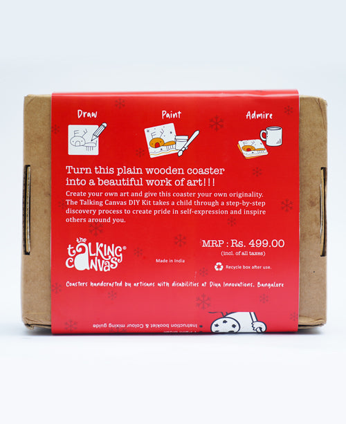 Kids Art Kit - COASTER PAINTING KIT