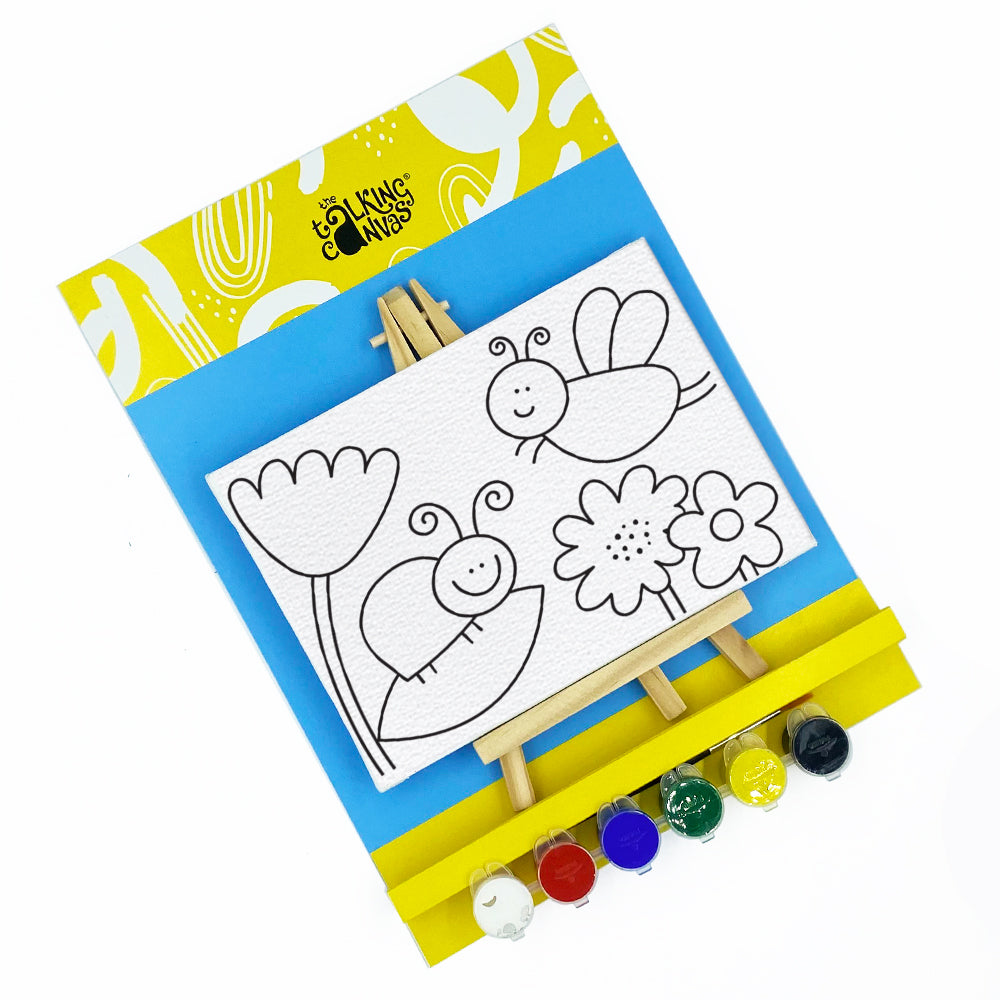 Canvas Painting For Kids – Garden Theme