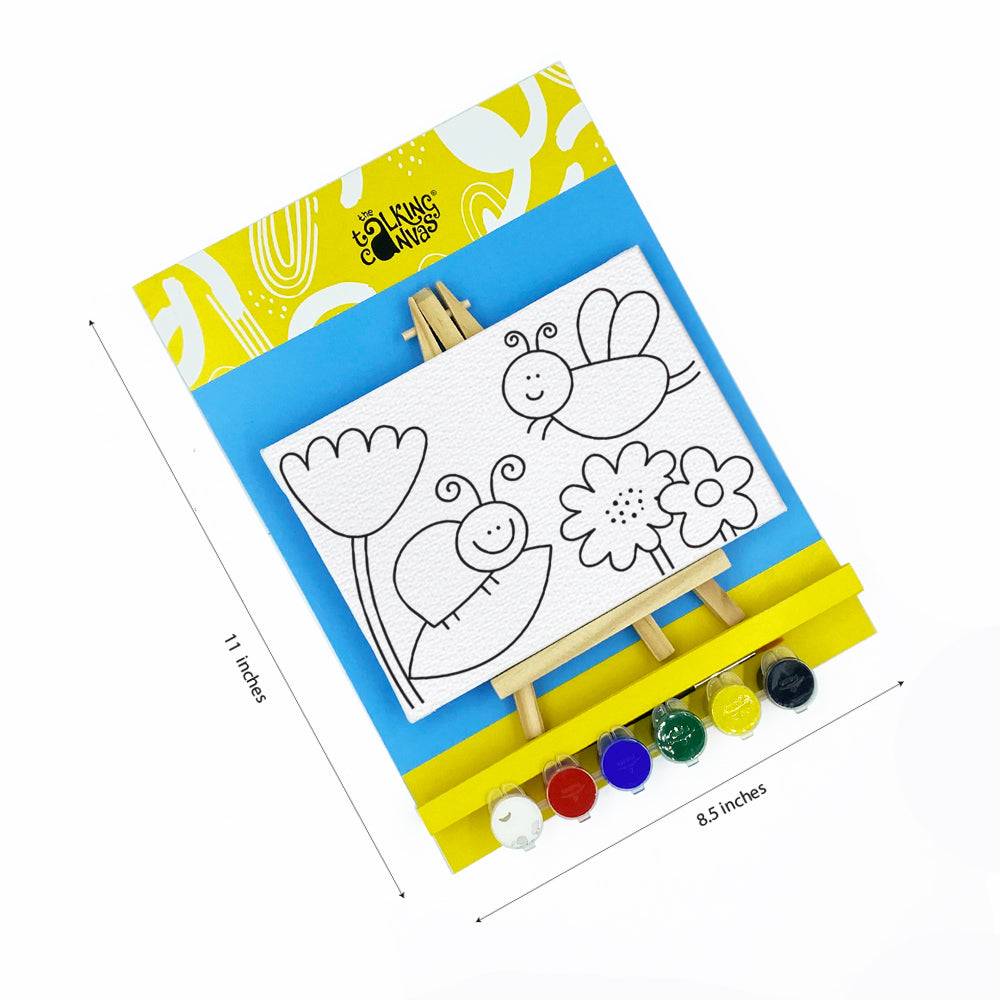 Canvas Painting For Kids – Garden Theme