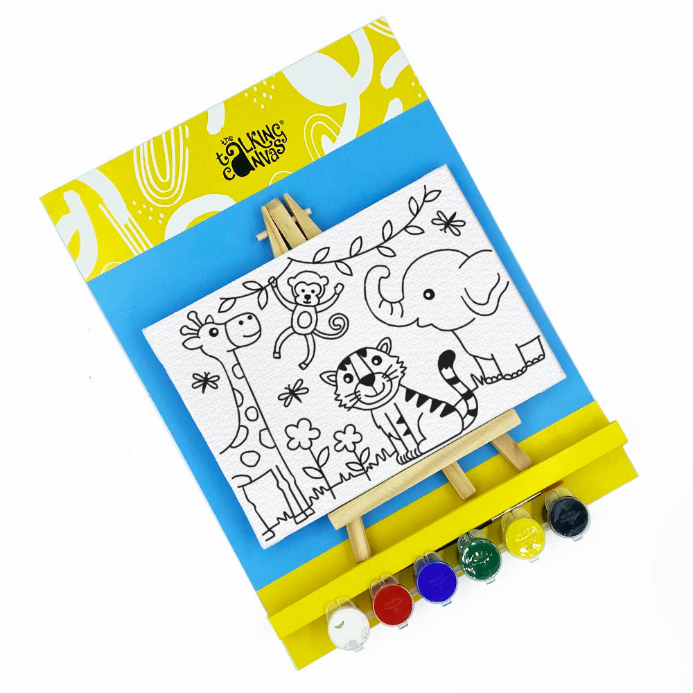 Painting Kit for Kids - Wild Animals Theme