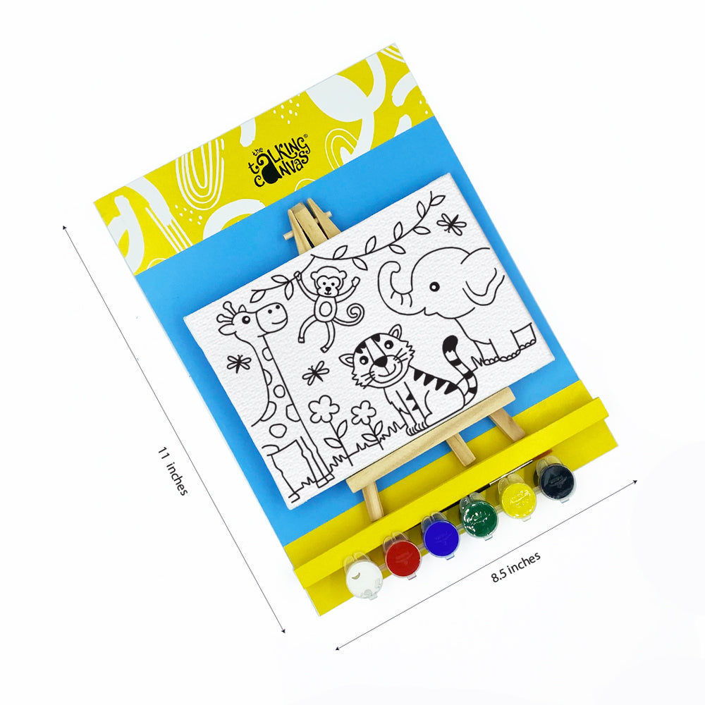 Painting Kit for Kids - Wild Animals Theme