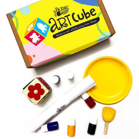 Kids Stamp Set - Stamp Cube - Garden Theme