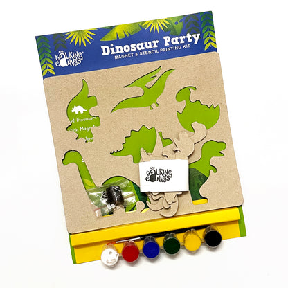 Dinosaur Art Magnet And Stencil Kit