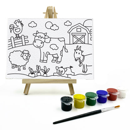 Printed Canvas Painting - Farm Theme